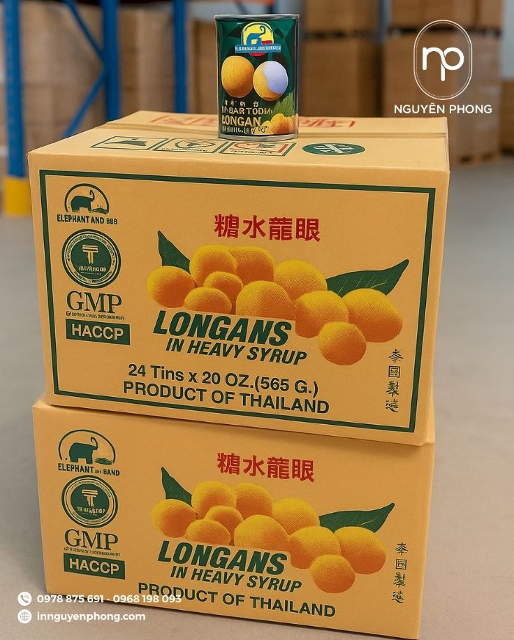 Mẫu thùng carton 5 lớp đựng long nhãn